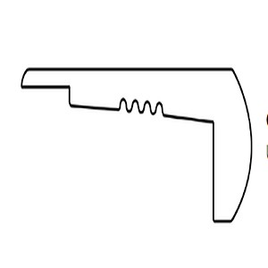 Accessories Overlap Stair Nose (Gunstock Oak)